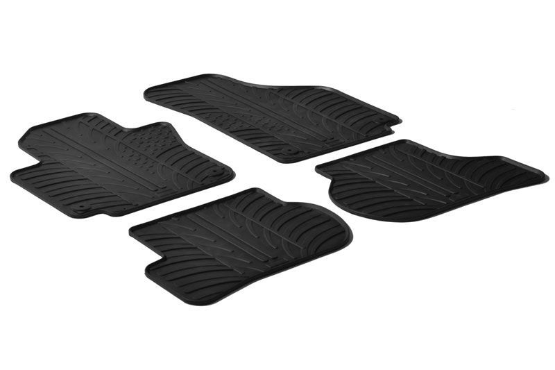 Car mats suitable for Volkswagen Golf Plus (1KP) 2004-2014 5-door hatchback Rubbasol rubber