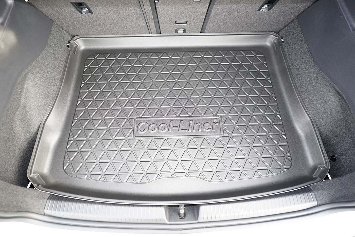 Tapis de coffre Volkswagen ID.3 2019-présent 5 portes bicorps Cool Liner antidérapant PE/TPE caoutchouc
