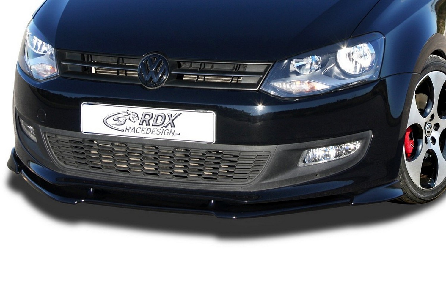 Front spoiler suitable for Volkswagen Polo V (6R) 2009-2014 3 & 5-door hatchback Vario-X PU