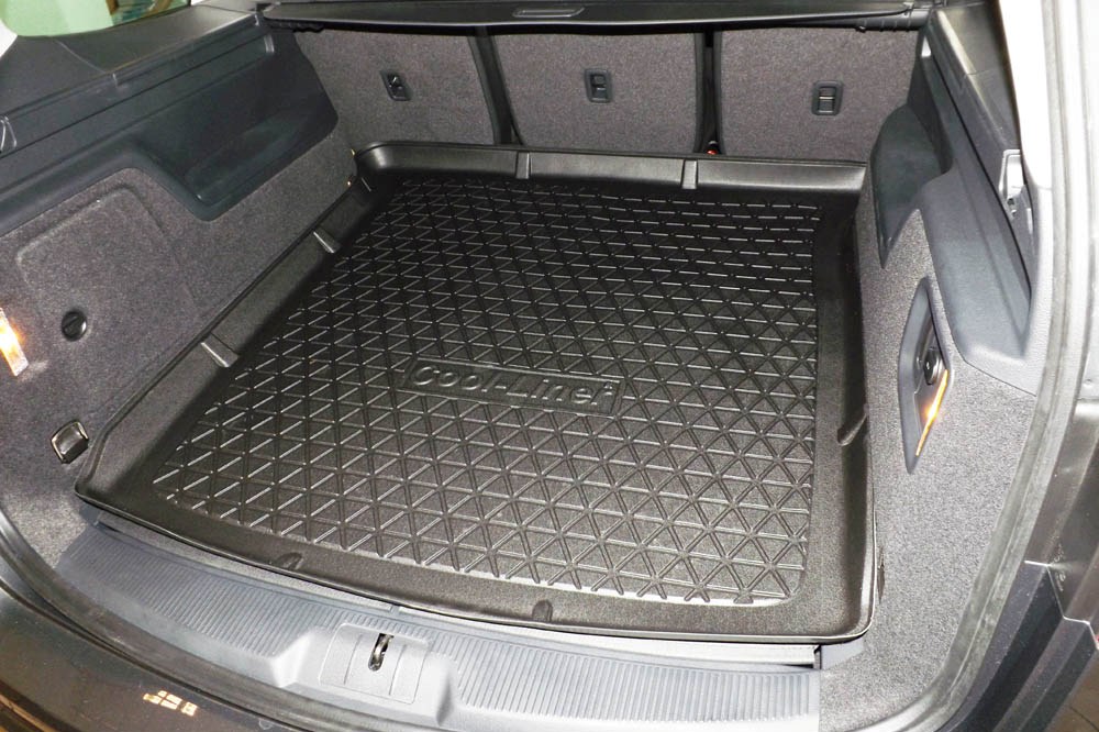 Tapis coffre pour Volkswagen Sharan II 09.2010- antiderapant sur mesure