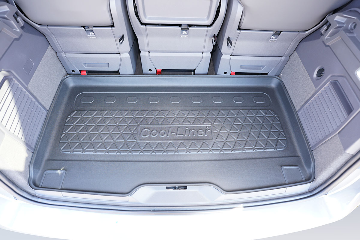 Kofferraumwanne passend für Volkswagen Multivan T7 (ST) 2022-heute Cool Liner anti-rutsch PE/TPE Gummi