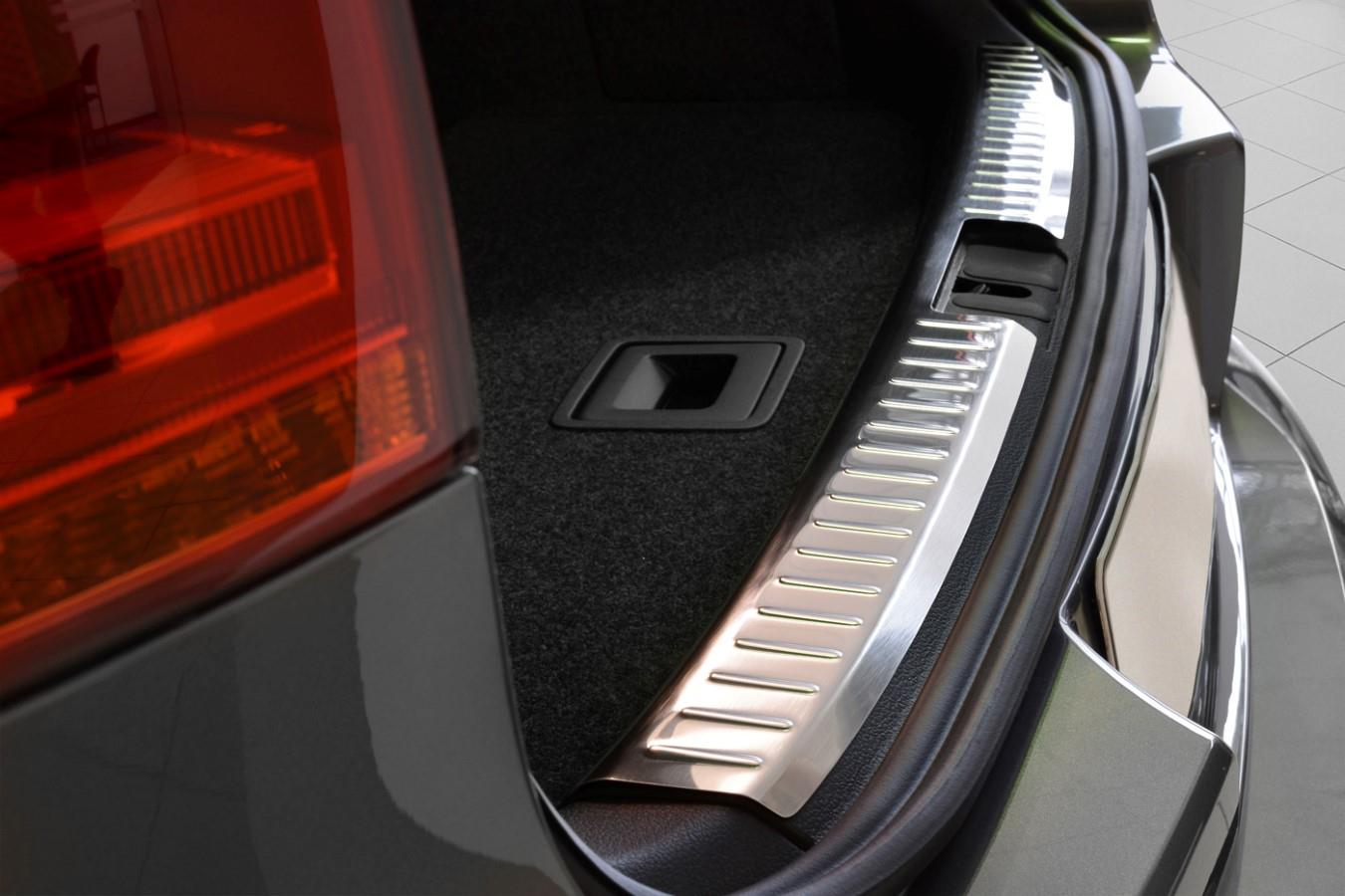 Protection de seuil de coffre intérieur Volkswagen Tiguan (5N) 2007-2015 acier inox brossé