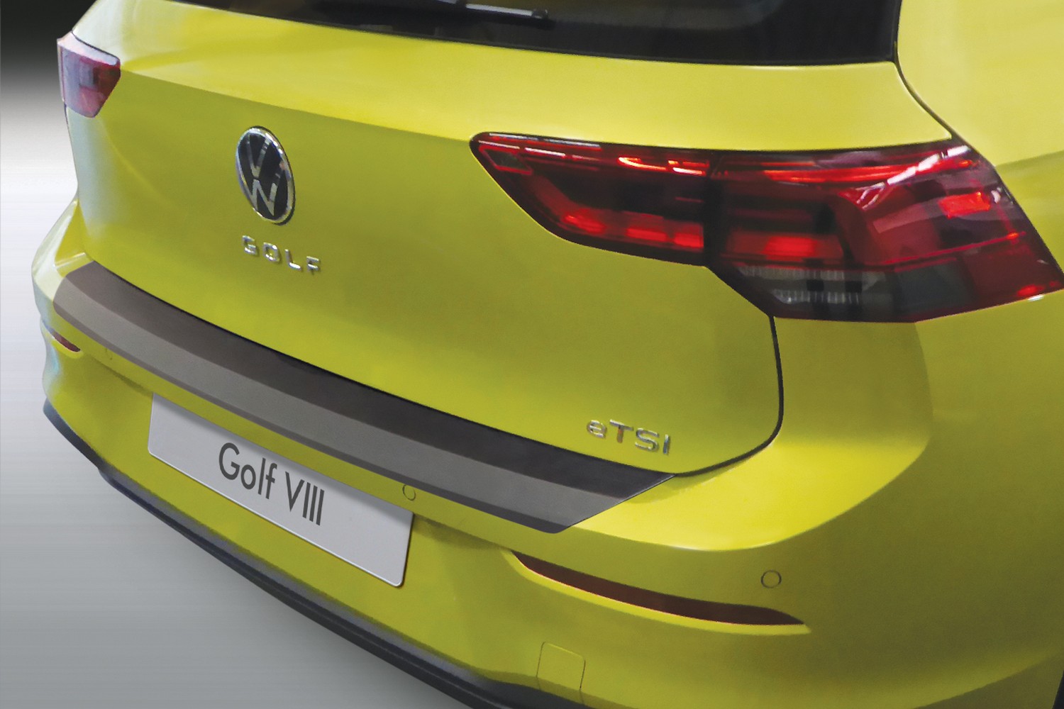 Protection de seuil de coffre Volkswagen Golf VIII (CD) 2020-présent 5 portes bicorps ABS - noir mat