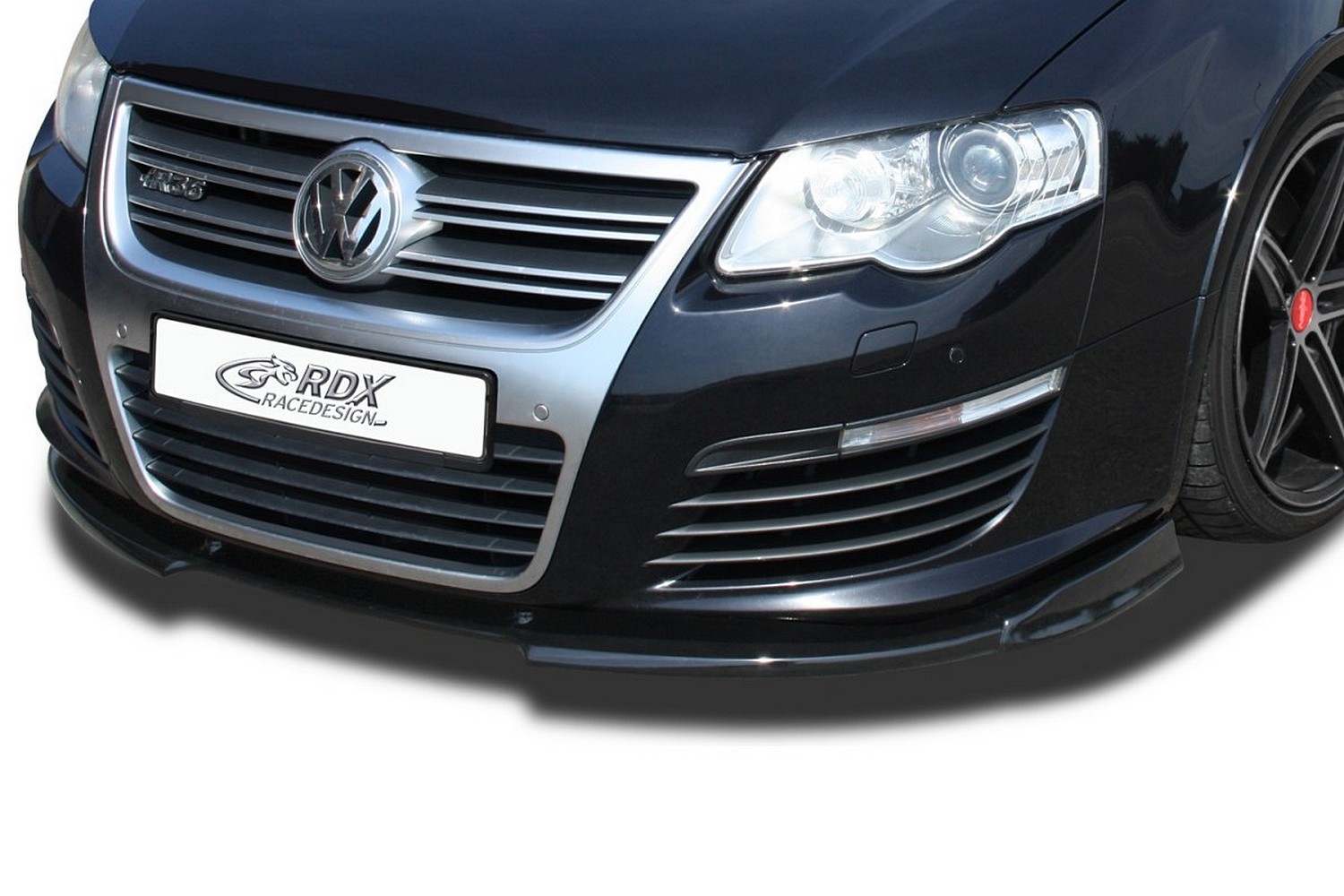 Front spoiler suitable for Volkswagen Passat (B6) 2005-2010 4-door saloon Vario-X PU