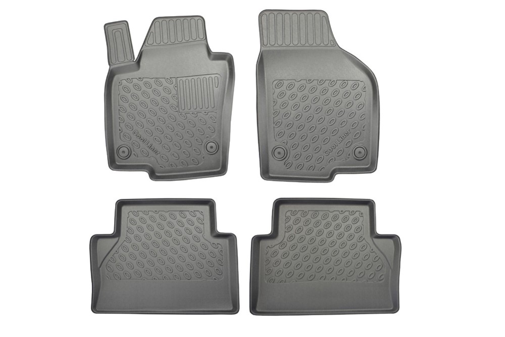 Fußmatten passend für Volkswagen Sharan II (7N) 2010-2022 Cool Liner PE/TPE Gummi