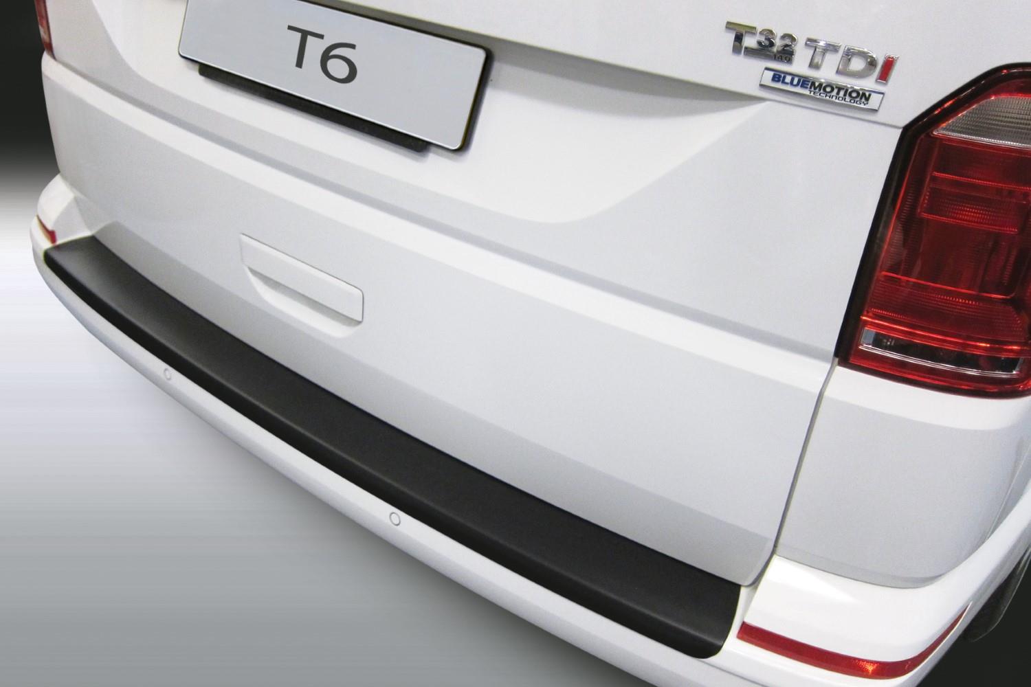Ladekantenschutz Volkswagen Transporter T6 Edelstahl - Carbon Folie