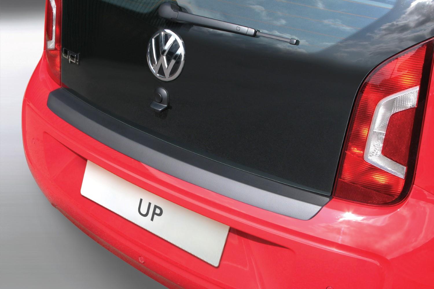 Protection de seuil de coffre convient à Volkswagen up! 2011-2016 3 & 5 portes bicorps ABS - noir mat