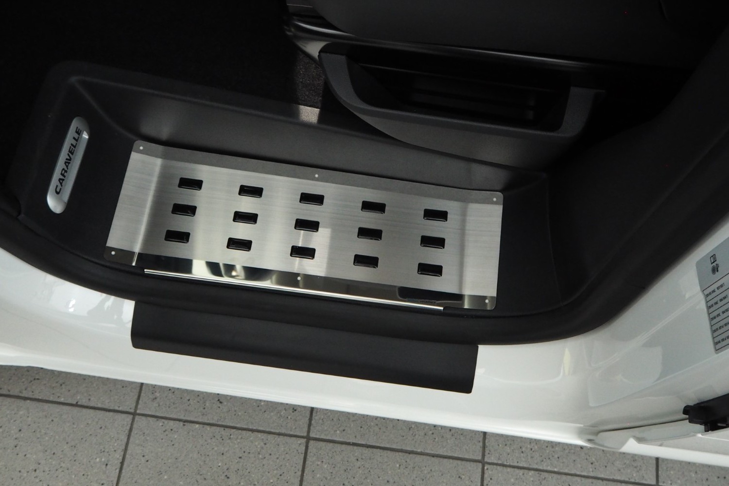 Innenschweller Einstiegsleisten passend für Volkswagen Transporter T5 2003-2015 Edelstahl gebürstet - Vordertüren