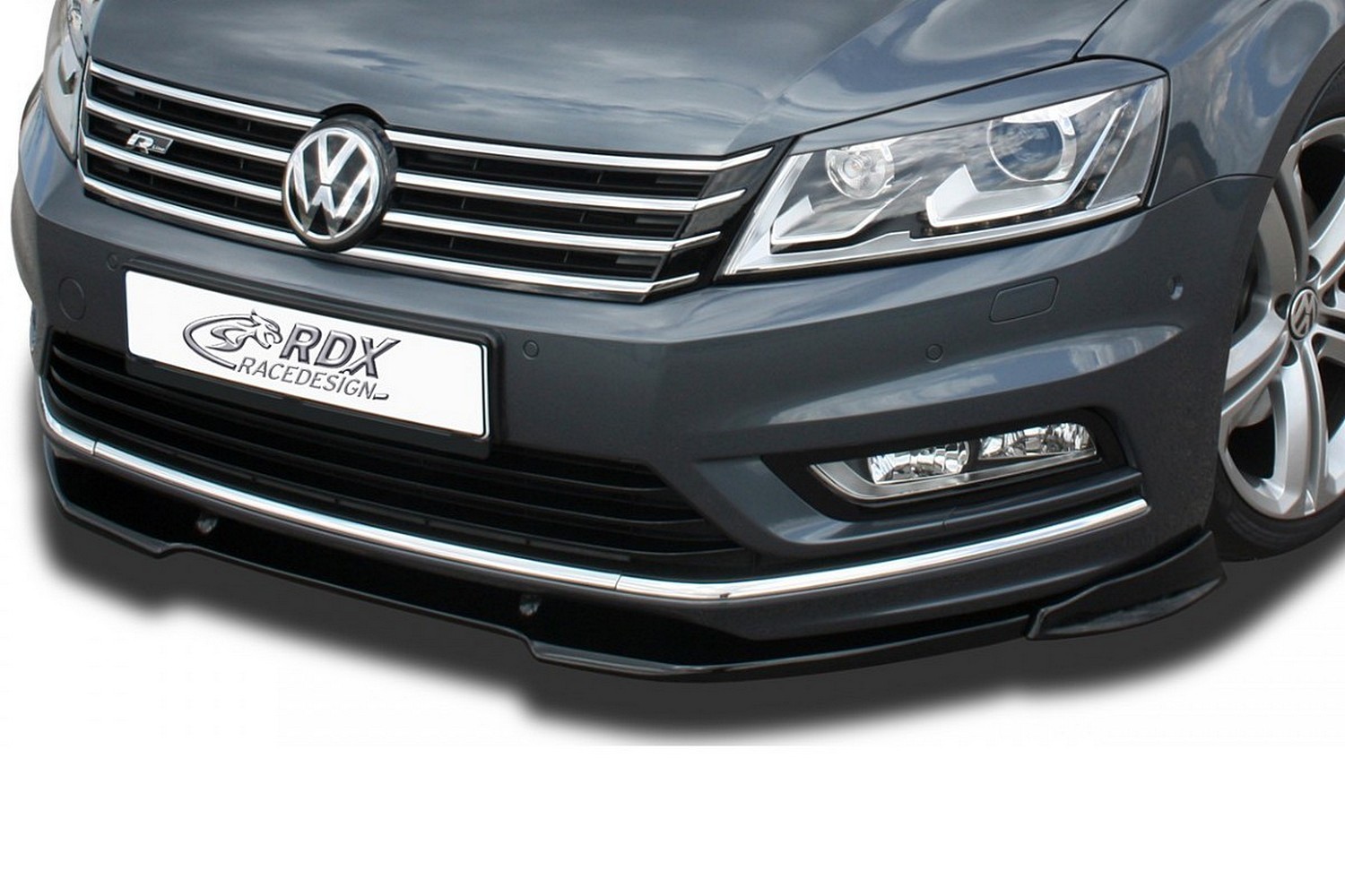 Front spoiler suitable for Volkswagen Passat (B7) 2010-2014 4-door saloon Vario-X PU
