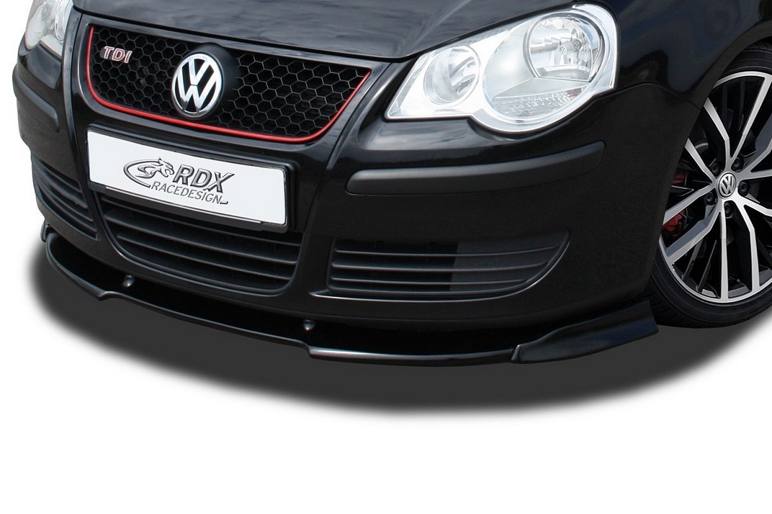 Front spoiler suitable for Volkswagen Polo IV (9N3) 2005-2009 3 & 5-door hatchback Vario-X PU