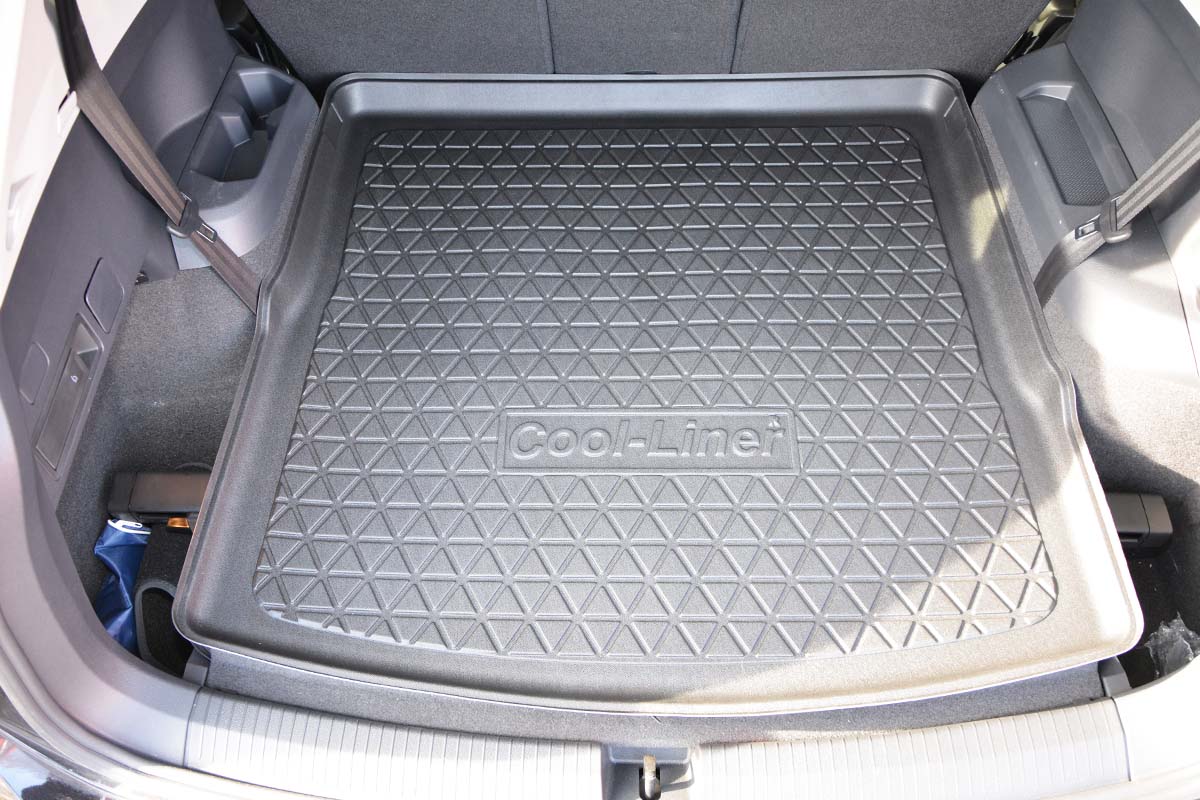 Custom Auto Fußmatten für VW Tiguan Allspace/Tiguan L (7seats) LWB  2017-2023, All Inclusive Stil Wasserdichtes Anti Rutsch Tragen Leder  Automatten