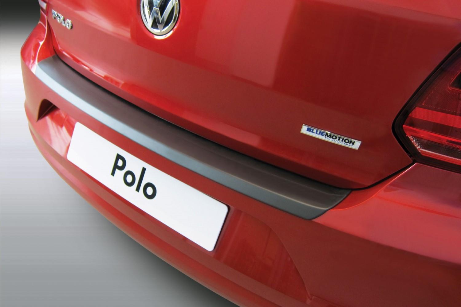 Protection de seuil de coffre Volkswagen Polo V (6C) 2014-2017 3 & 5 portes bicorps ABS - noir mat