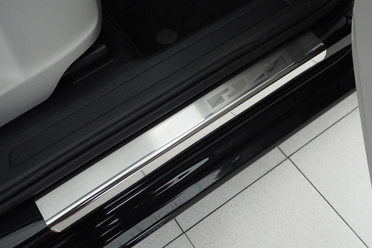 Seuils de portes Volkswagen Touran (5T) 2015-présent acier inox brossé