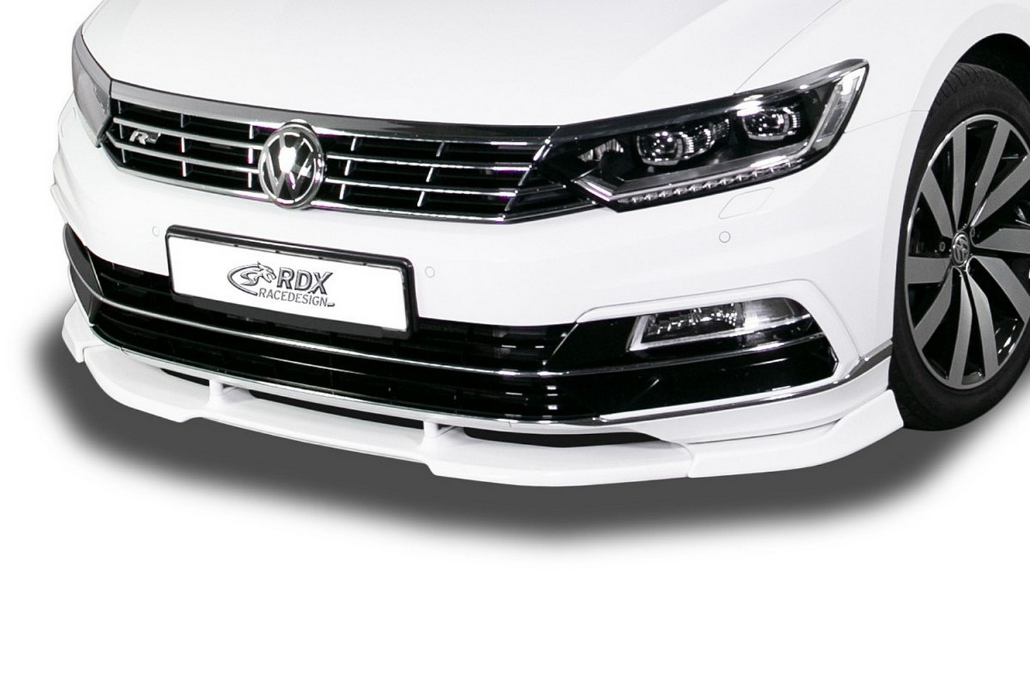 Front spoiler suitable for Volkswagen Passat (B8) 2014-2019 4-door saloon Vario-X PU