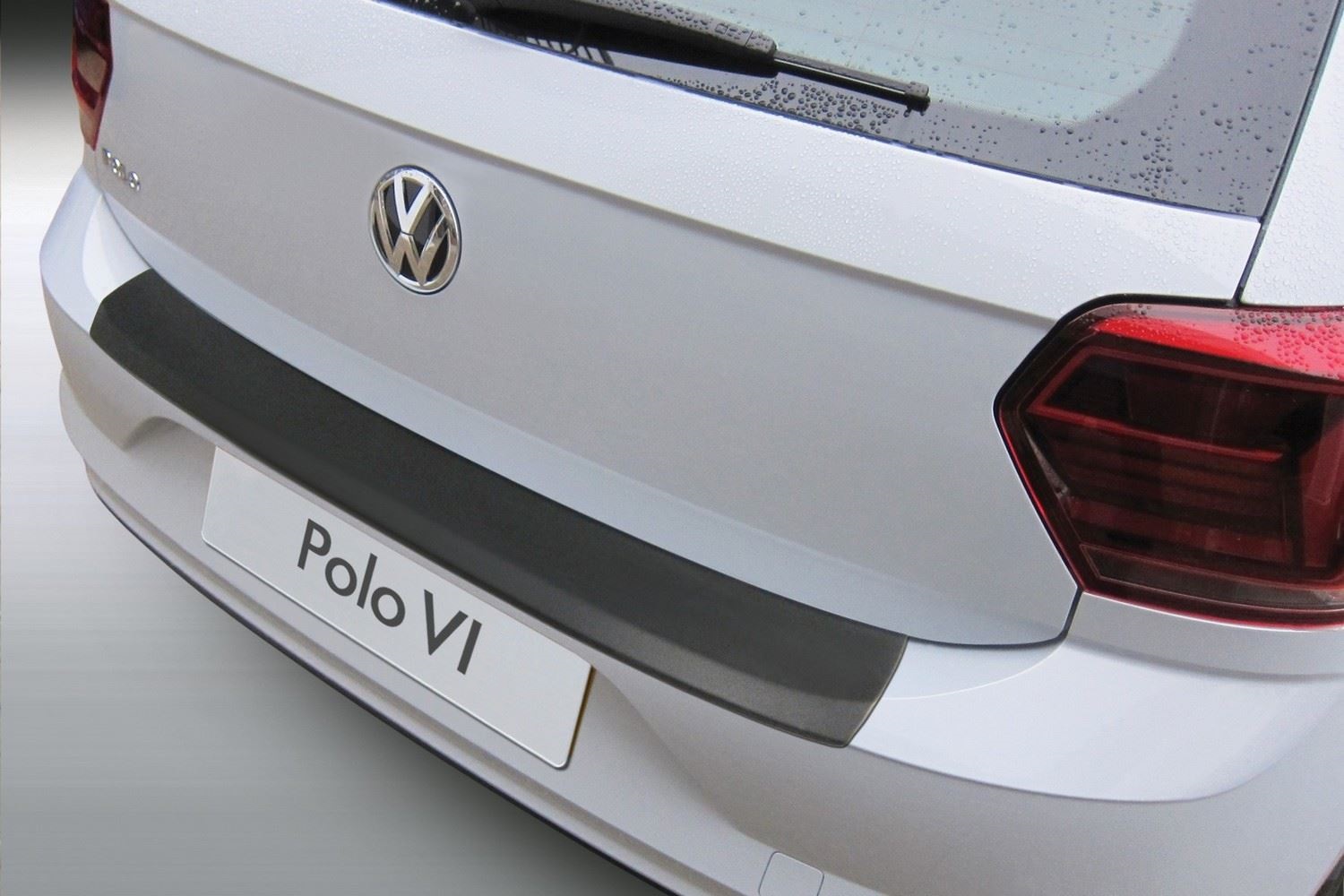 Ladekantenschutz passend für Volkswagen Polo VI (AW) 2017-heute 5-Türer Schrägheck ABS - Mattschwarz